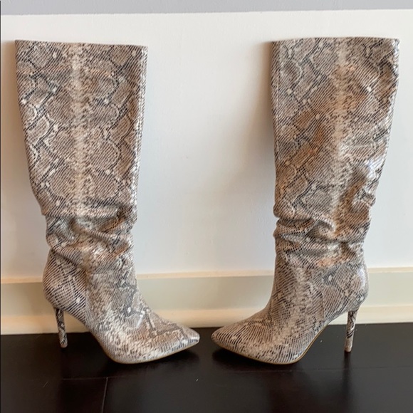 jessica simpson python boots